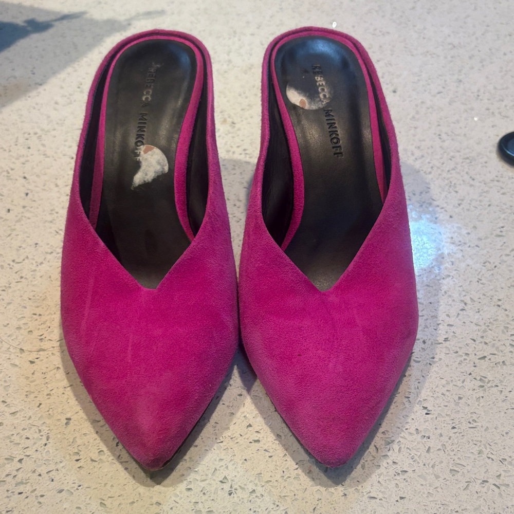 Rebecca Minkoff Fuchsia Mules